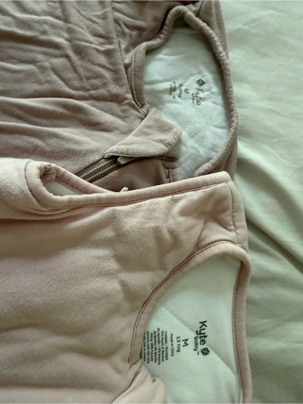 Kyte BABY Sleeveless Sleep Sacks in Pink, Mint, Blush